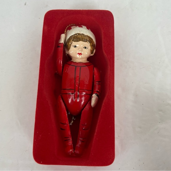 Bundle of tin toy airplane ride & ornament-nightcap Ned-IOB - Picture 12 of 12